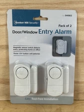 Door Window Entry Alarm Bunker Hill Security 94983 Pack of 2