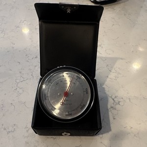 Barigo Höhenmesser Altimeter No. 25 Black Dial w/ Case & Instructions