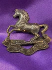 Genuine WW2 The Kings Regiment (Liverpool) Bronze OSD Cap Badge w/blades