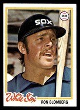 1978 Topps #506 Ron Blomberg Near Mint White Sox ID: 521047