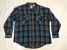 EUC VTG Outdoor Exchange Long Sleeve Acrylic Flannel Shirt Plaid Men's XL