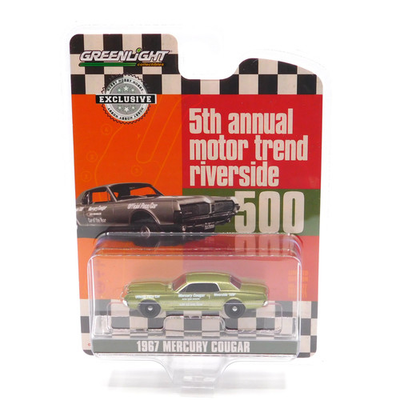 #ad Greenlight 1967 Mercury Cougar Riverside 500 Official Pace Car 1:64 Diecast $7.99