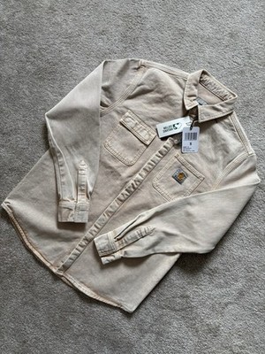 Carhartt WIP Salinac Shirt Jacket - Dusty H Brown Worn Washed / Size S