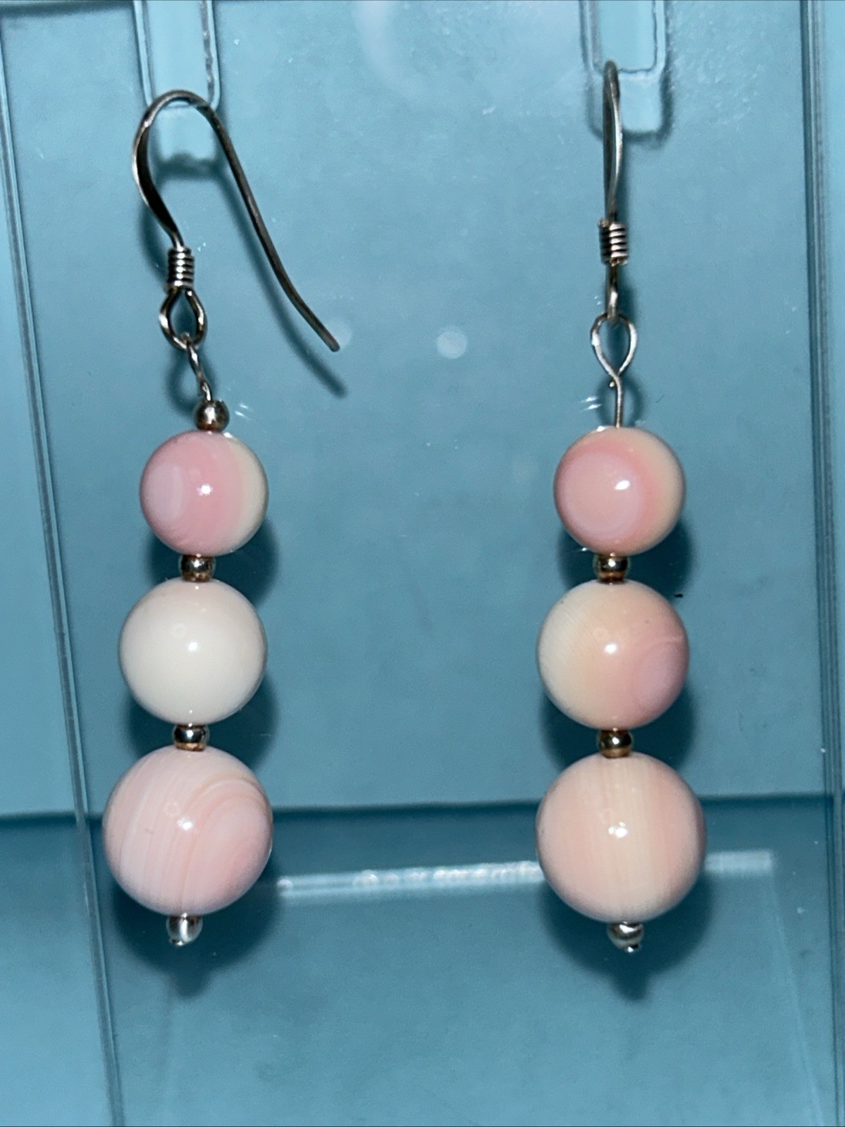 Sterling Silver Conch Shell Earrings - image 1