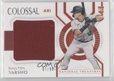 2021 Panini National Treasures Colossal Materials 7/99 Daulton Varsho #CM-DV o7m