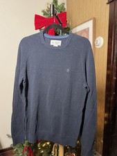 Original Penguin Men's Navy Blue Crew Neck Sweater
