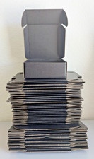 34 Pack  5"x5"x2''  Small Black Shipping Boxes Corrugated Cardboard Mailers