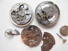 PUW cal. 261 vintage 21 jewels watch movements - for parts