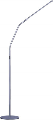 Sleek Slimline 4 LED Floor Lamp - Adjustable Height, USB-C Fast Charging, Ice Gr