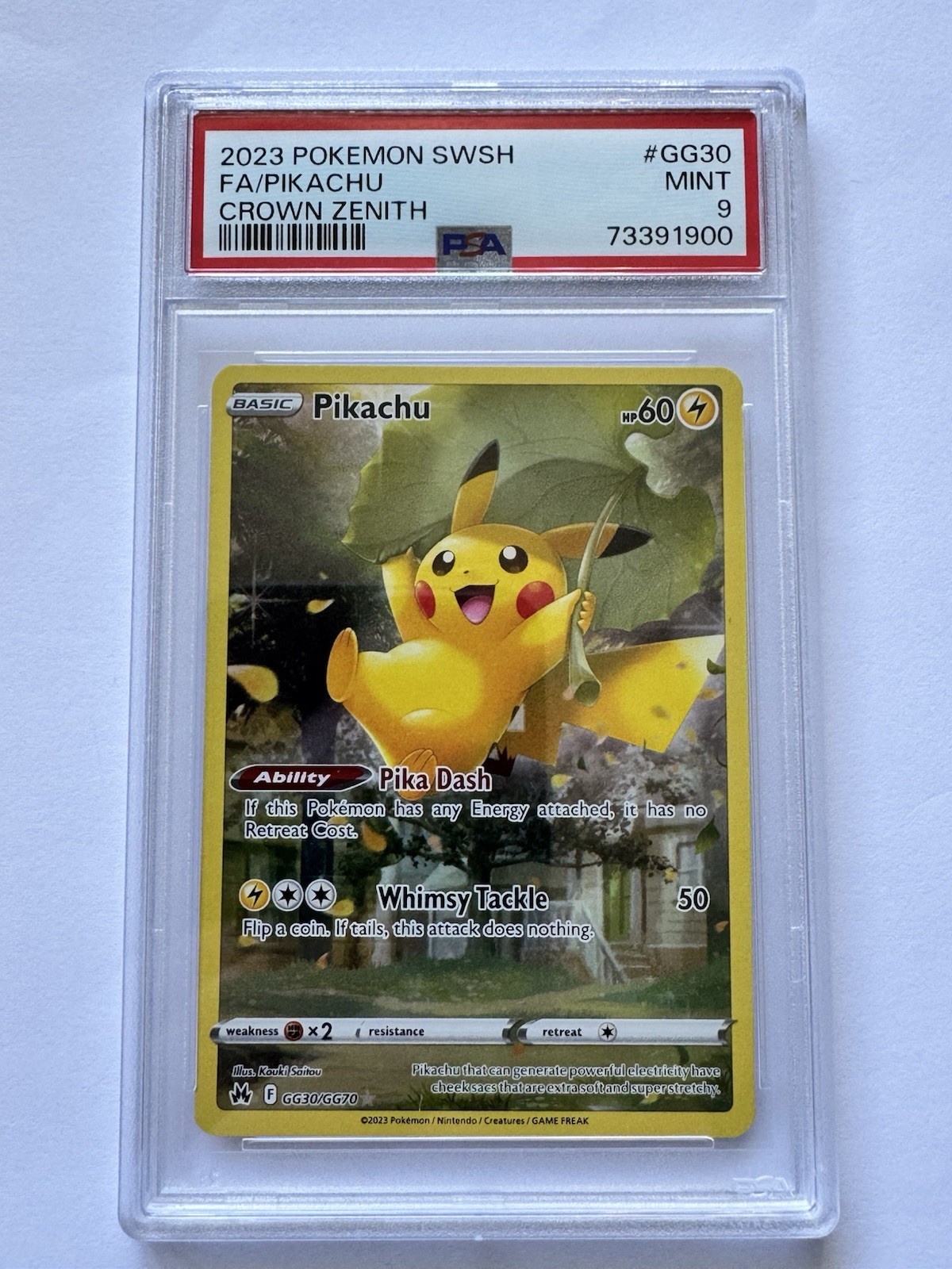 pokemon tcg crown zenith gg30 gg70 pikachu card GG30/GG70 -Crown Galarian Gallery Full Art Holo Toys & Games it has no Retreat Cost Pikachu GG30/GG70 SWSH: Crown Zenith: