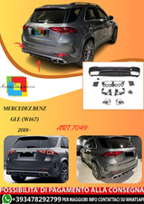 💫ART.7049 Diffusor + Endrohre GLE63 AMG Look Mercedes GLE (W167) 2018+💫