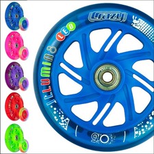 Crazy Skates illumin8 LED Light Up LED Scooter Wheels 121mm fits Micro  Globber
