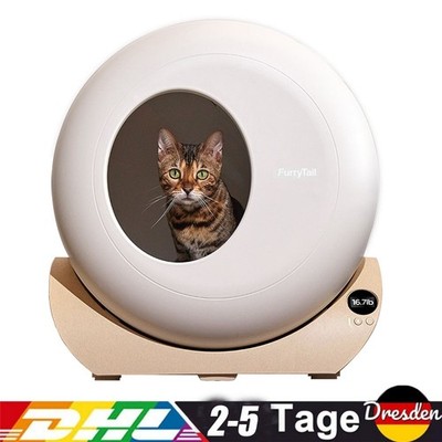 Elektrisch Automatic Große Katzentoilette mit Deckel Cat Litter Box