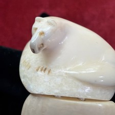 BEAUTIFUL VINTAGE NATIVE ALASKAN INUIT Eskimo Polar Bear Seal Walrus BRACELET NR