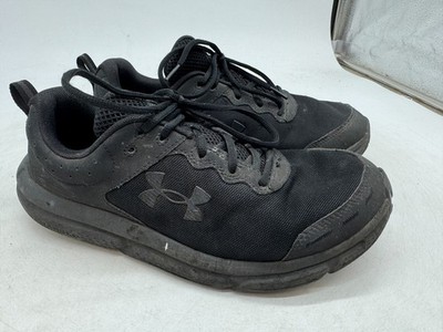 Under Armour Charged Assert 10 Athletic Running Shoes Mens Black - 10 EXTRA WIDE