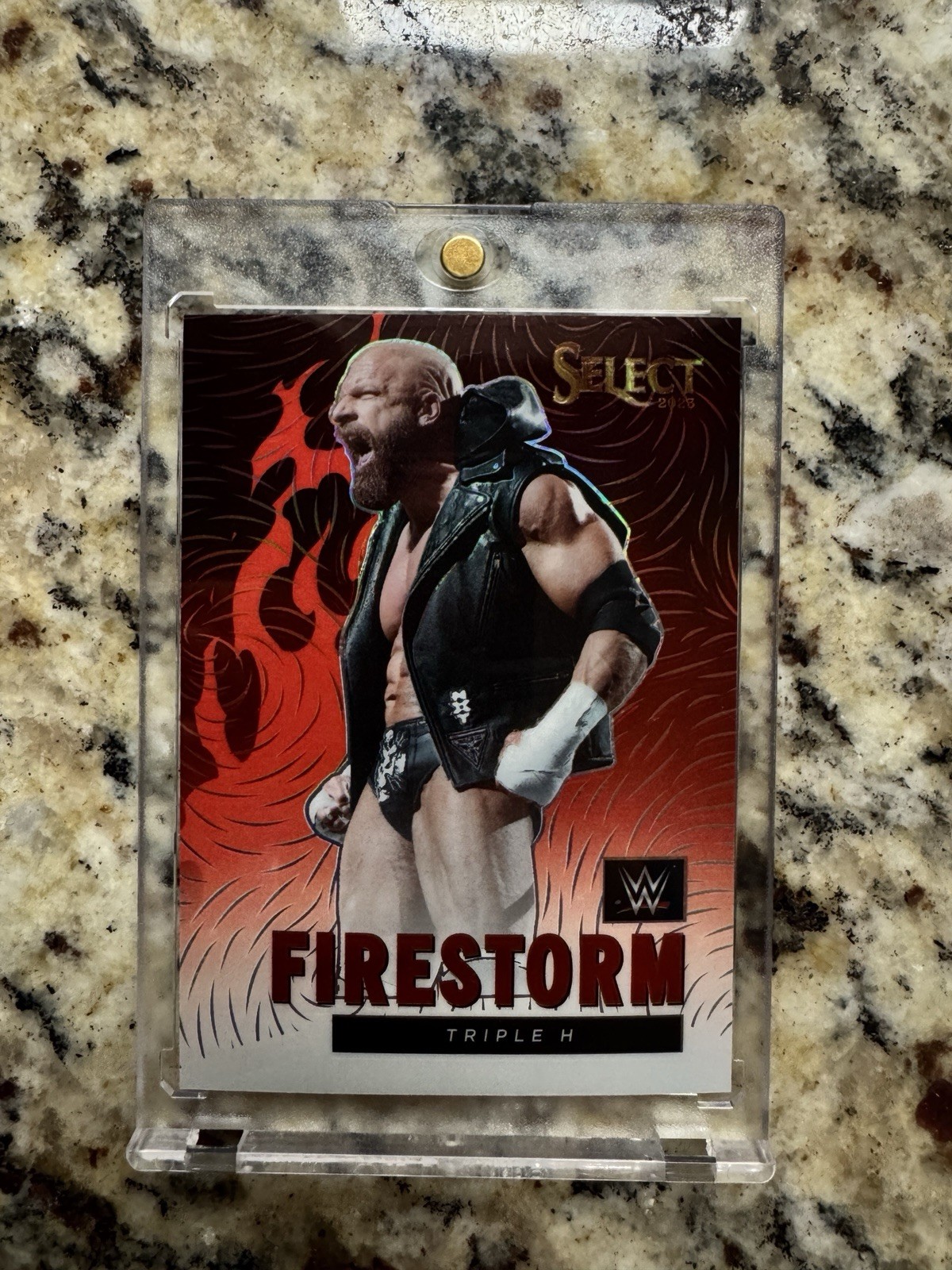 2023 WWE Select Triple H FIRESTORM Gem Mint Case Hit HHH Topps