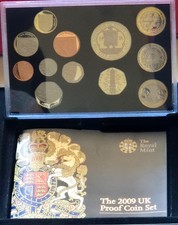 2009 UK Great Britain Proof Set -GEM Coins Incl Kew Garden 50p Excellent Cond.