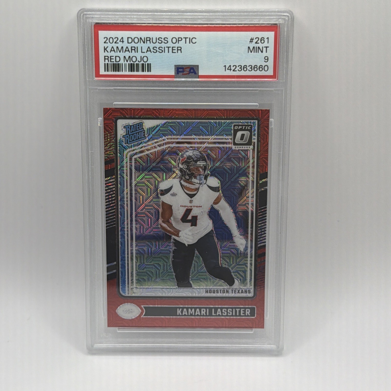 Kamari Lassiter Panini Donruss Optic #261 Red Mojo
