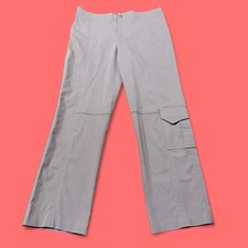 Vintage 90  s Equestrian Taupe Brown High-Rise Riding Pull-On Stetch Pants Medium