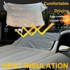 Car Windshield Cover Protector Winter  Ice Snow Rain Frost Guard Sun Shade Truck