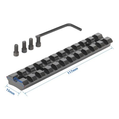 Ruger 10/22 Picatinny Schiene 20mm Low Profile Montage 11 Slot