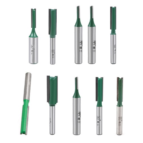 Router Bit 2 Straight Flutes Carbide for Woodworking Milling Cutter ...