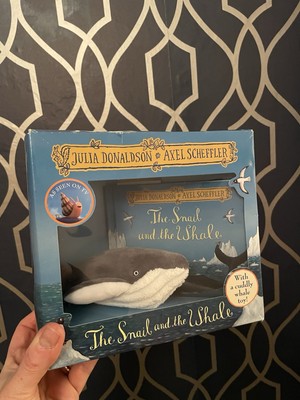 Buch & 12 Zoll Die Schnecke und der Wal Plüschtier Kuscheltier Julia Donaldson Aurora 2020