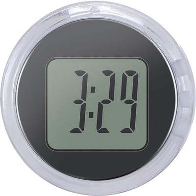 Mini Motorraduhr, , Stick-On Uhr für Fahrrad/Motorrad/SUV, Schwarz