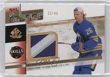2022 Upper Deck SP Game Used NHL All-Star Jersey 23/49 Rasmus Dahlin Patch 2d8