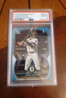 2023 Jacob Wilson - Bowman Draft Refractor PSA 10, Sky Blue #BDC-121