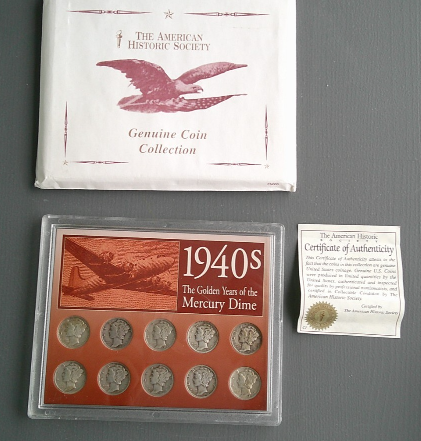 1940 The Golden Years of Mercury Dimes | eBay