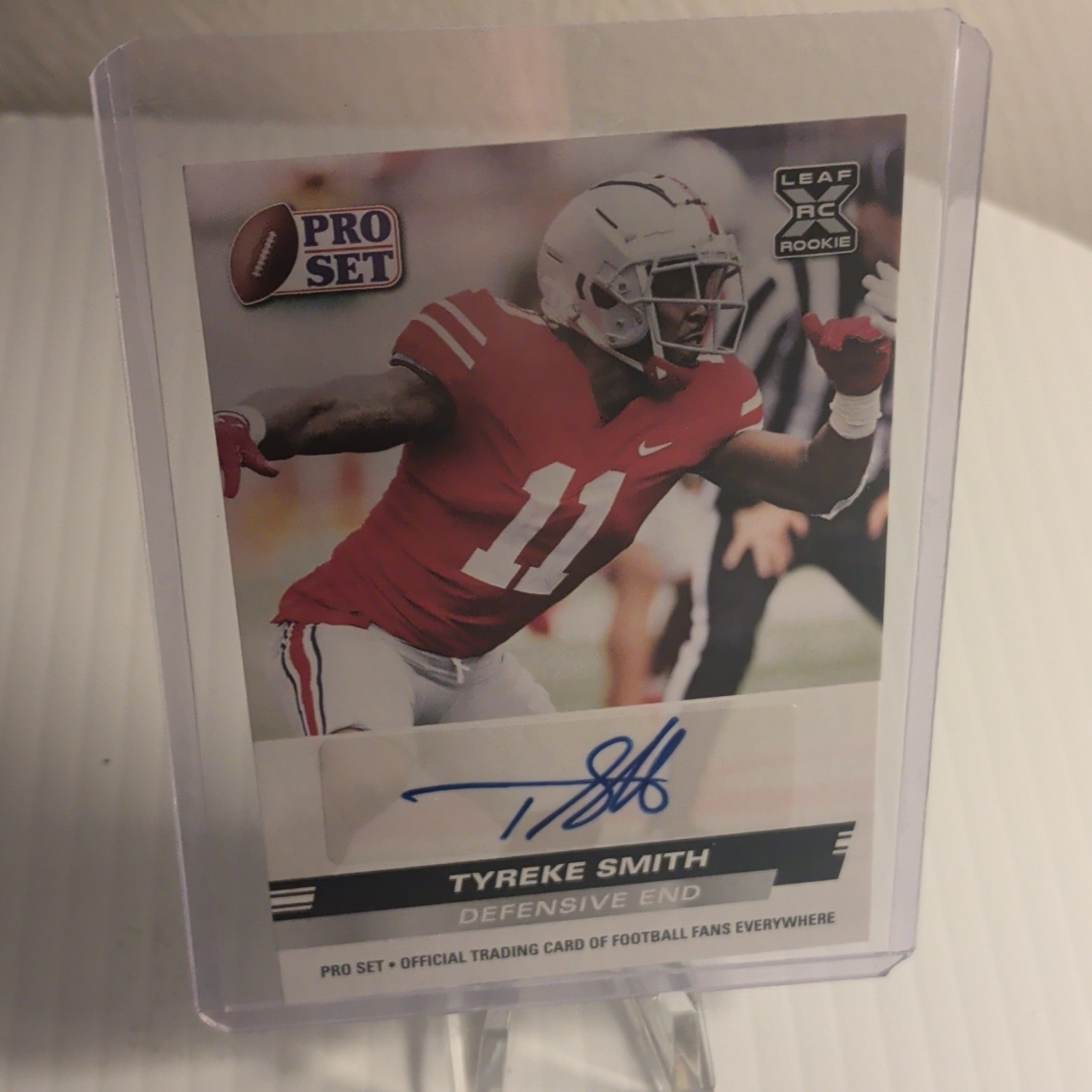2022 Leaf Pro Set Tyreke Smith Signed Autograph Rookie Card #PSA-TS2