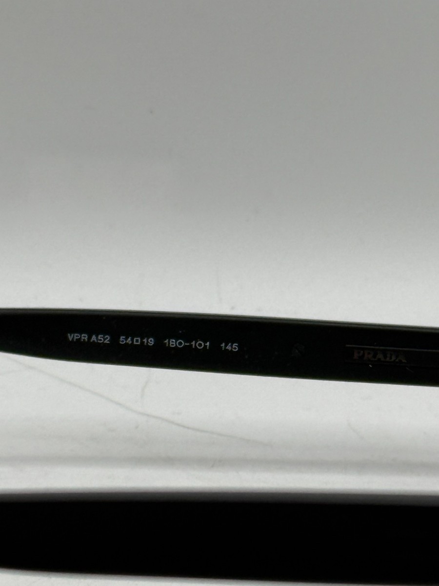 Prada VPR A52 54-19-180 Black Eyeglasses Frames Half-Frame W  display picture 2