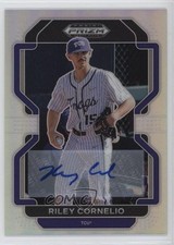 2022 Panini Prizm Draft Picks Silver Riley Cornelio #PDP201 Auto 06gz