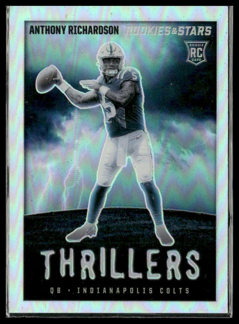 2023 Panini Rookies & Stars #TH-13 Anthony Richardson Thrillers Silver