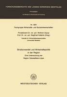 Strukturwandel Und Wirtschaftspolitik In Der Region Siegfried Katterle (U. A.)
