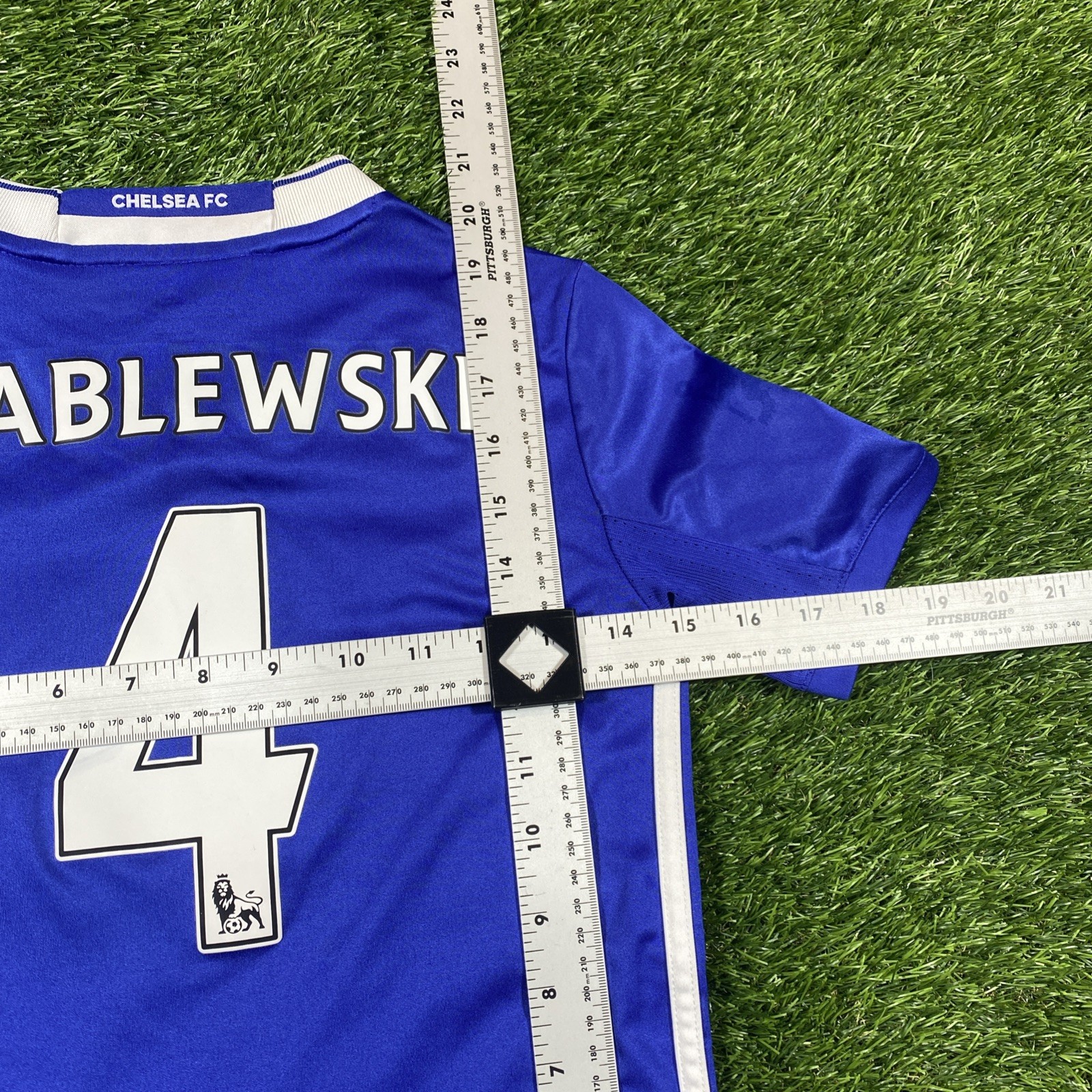 Chelsea Soccer Adidas szablewski Jersey Youth Small Blue Home Kit 2016 thumbnail 14