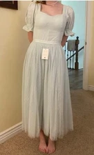 Womens Ivy City Co Ballerina Dress Mint Size M NWT