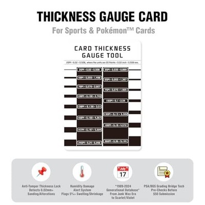 Card Grading Tool Kit for Pokemon TCG - Centering & Thickness Measuring  Set, Cle | eBay