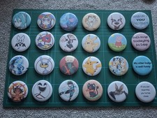 Hand Made 58mm Button Badges