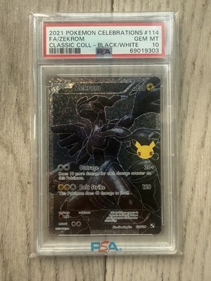 Zekrom #114/114 - PSA 10 - 2021 Celebrations Pokemon - 25th