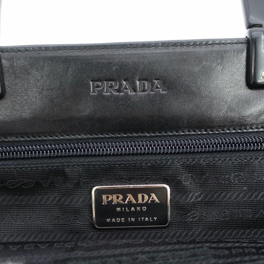 PRADA Nappa Leather Handbag Brown B8233 Bag Back BAG Handbag Brand Used 09900145 thumbnail 5