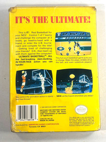 Ultimate Basketball (Nintendo Entertainment System, 1990) NES with Box