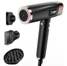 Ionic Hair Dryer with Diffuser - 1875W High-Speed, Gifts For Women