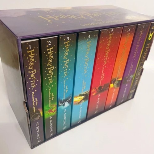 Harry Potter Complete Full 7+1 Books Childrens Box Set Collection by J K Rowling