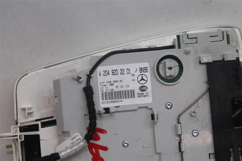 ROOF MOUNTED OVERHEAD CONSOLE Mercedes-Benz GLK350 2013 13 1338898 - Изображение 3 из 4