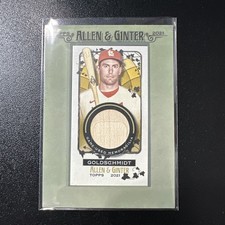 2021 Allen and Ginter Paul Goldschmidt Game Used Bat Relic Mini Framed