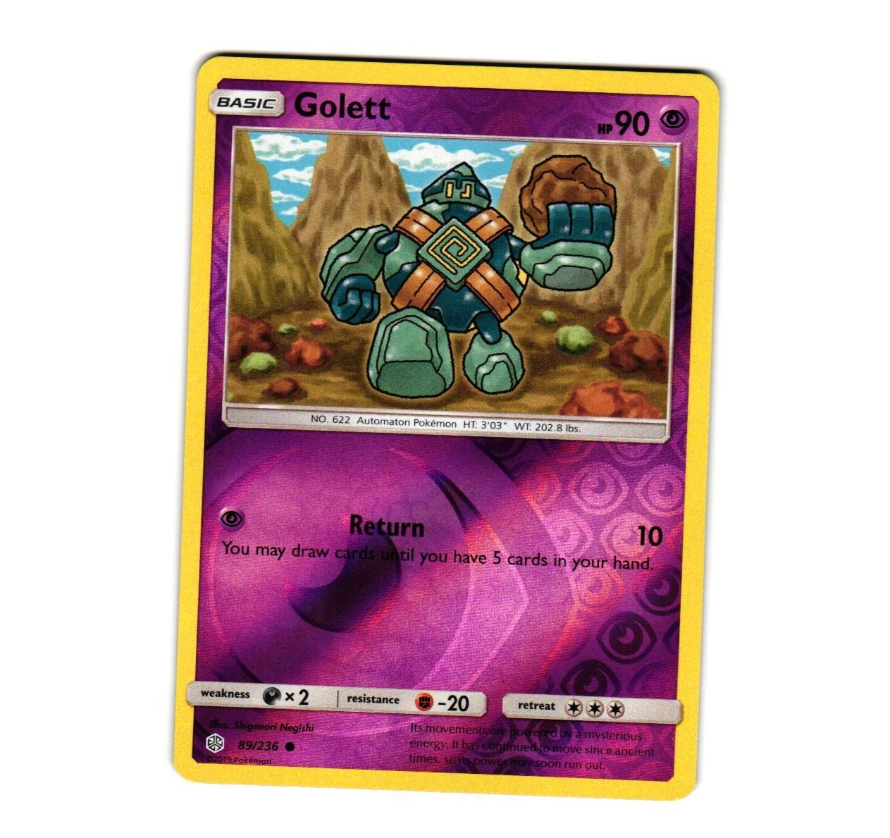 Golett 89/236 SM - Cosmic Eclipse Reverse Holofoil NM