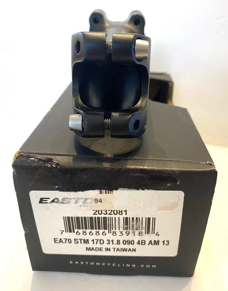 Easton EA70 bicycle STEM 90mm 28.6 steerer x 31.8 handlebar +/-17° - Image 4 of 4