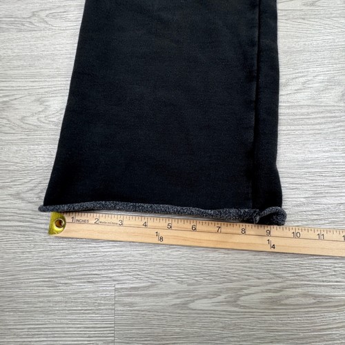 Pantalon de survêtement femme Brandy Melville Anastasia jambes larges noir M/L cordon de serrage - Photo 3/9